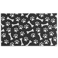 thumbnail image 1 of Paw Prints and Bones Door Rugs,Washable Non Slip Door Mats Indoor,Decorative Door Mats,Entry Mat Indoor for Entrance,Bedroom,Kitchen,Bathroom,17"x30", 1 of 6