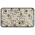 thumbnail image 1 of Paw Prints and Bones Door Rugs,Washable Non Slip Door Mats Indoor,Decorative Door Mats,Entry Mat Indoor for Entrance,Bedroom,Kitchen,Bathroom,30"x17", 1 of 6