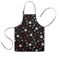 thumbnail image 1 of Paw Prints and Bones Kids Aprons for Girls and Boys,Adjustable Neck Strap Toddler Aprons for Kids Cooking Baking, 1 of 7