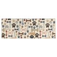 thumbnail image 1 of Paw Prints and Bones Kitchen Rug Mat,Kitchen Runner Rugs Non Skid Washable,Decorative Kitchen Floor Mats for Kitchen,Sink,Laundry,17"X47", 1 of 5