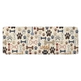 thumbnail image 1 of Paw Prints and Bones Kitchen Rug Mat,Kitchen Runner Rugs Non Skid Washable,Decorative Kitchen Floor Mats for Kitchen,Sink,Laundry,17"x47.2", 1 of 7