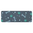 thumbnail image 1 of Paw Prints and Bones Kitchen Rug Mat,Kitchen Runner Rugs Non Skid Washable,Decorative Kitchen Floor Mats for Kitchen,Sink,Laundry,17"x47.2", 1 of 7