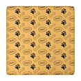 thumbnail image 1 of Paw Prints and Bones Square Fitted Tablecloth with Elastic Edge,Square Table Cover,Washable Elastic Table Cover for Home Kitchen Party Decor 34"x34", 1 of 6