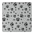 thumbnail image 1 of Paw Prints and Bones Square Fitted Tablecloth with Elastic Edge,Square Table Cover,Washable Elastic Table Cover for Home Kitchen Party Decor 36"x36", 1 of 6