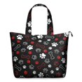 thumbnail image 1 of Paw Prints and Bones Travel Tote Bags for Women Carry On,Large Weekender Bags for Women Travel,Multi Functional Duffle Bag for Work,Shopping,Sports, 1 of 5