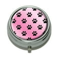 thumbnail image 1 of Paw Prints on Parade Pink Pill Box, 1 of 1