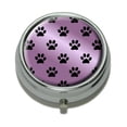 thumbnail image 1 of Paw Prints on Parade Purple Pill Box, 1 of 1