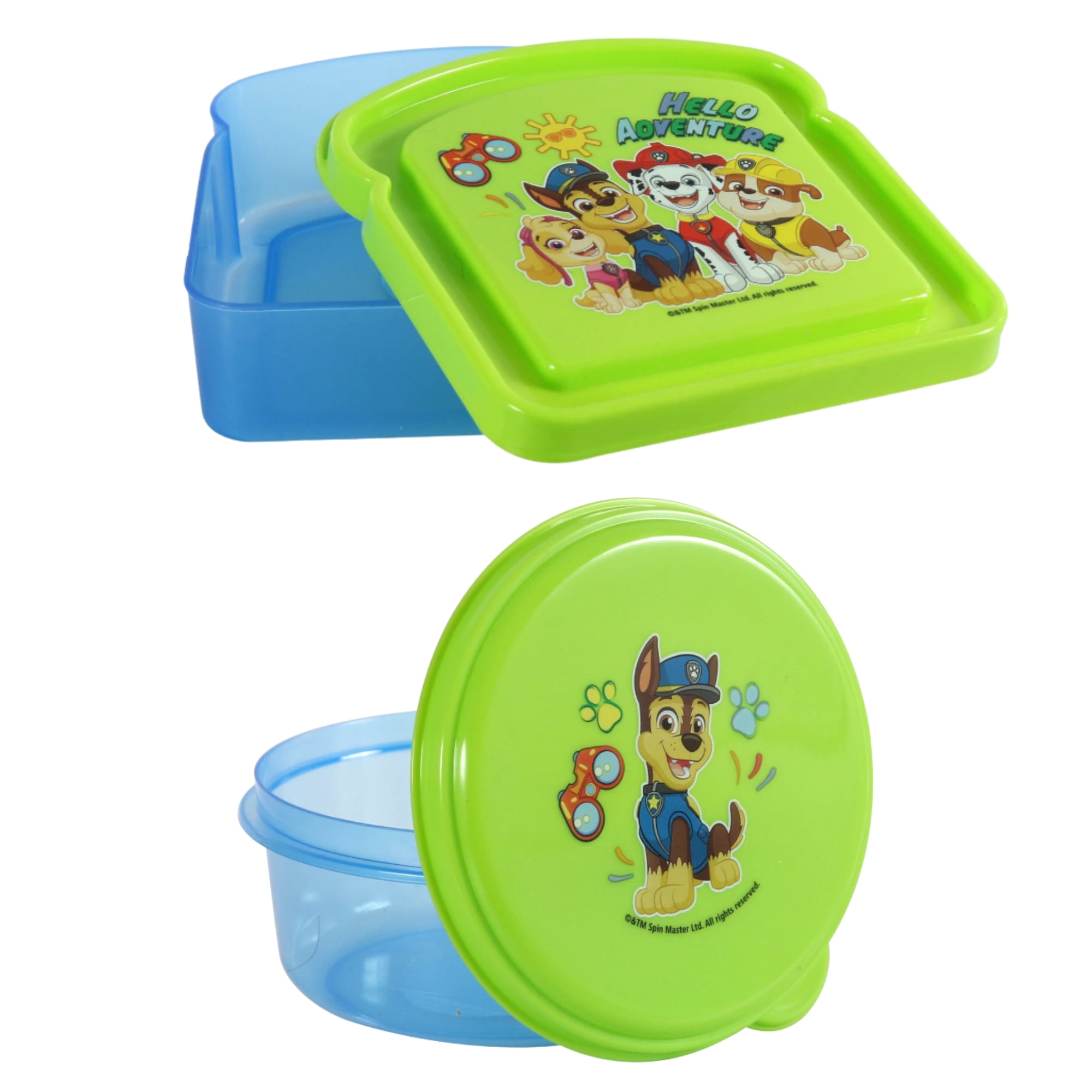  Glad for Kids Paw Patrol GladWare Medium Lunch Square Food  Storage Containers with Lids, 25 oz Kids Food Containers with Paw Patrol  Design, 5 Count Set