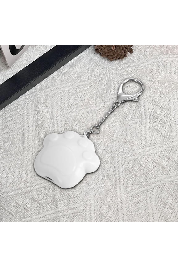 Paw Shape Mini Keychain Light  Scratch Touch Sensor LED Light, Rechargeable Portable Night Light for Keys, Backpack, Purse & Outdoor Use
