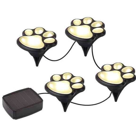 Solar Powered Animal Paw Lights