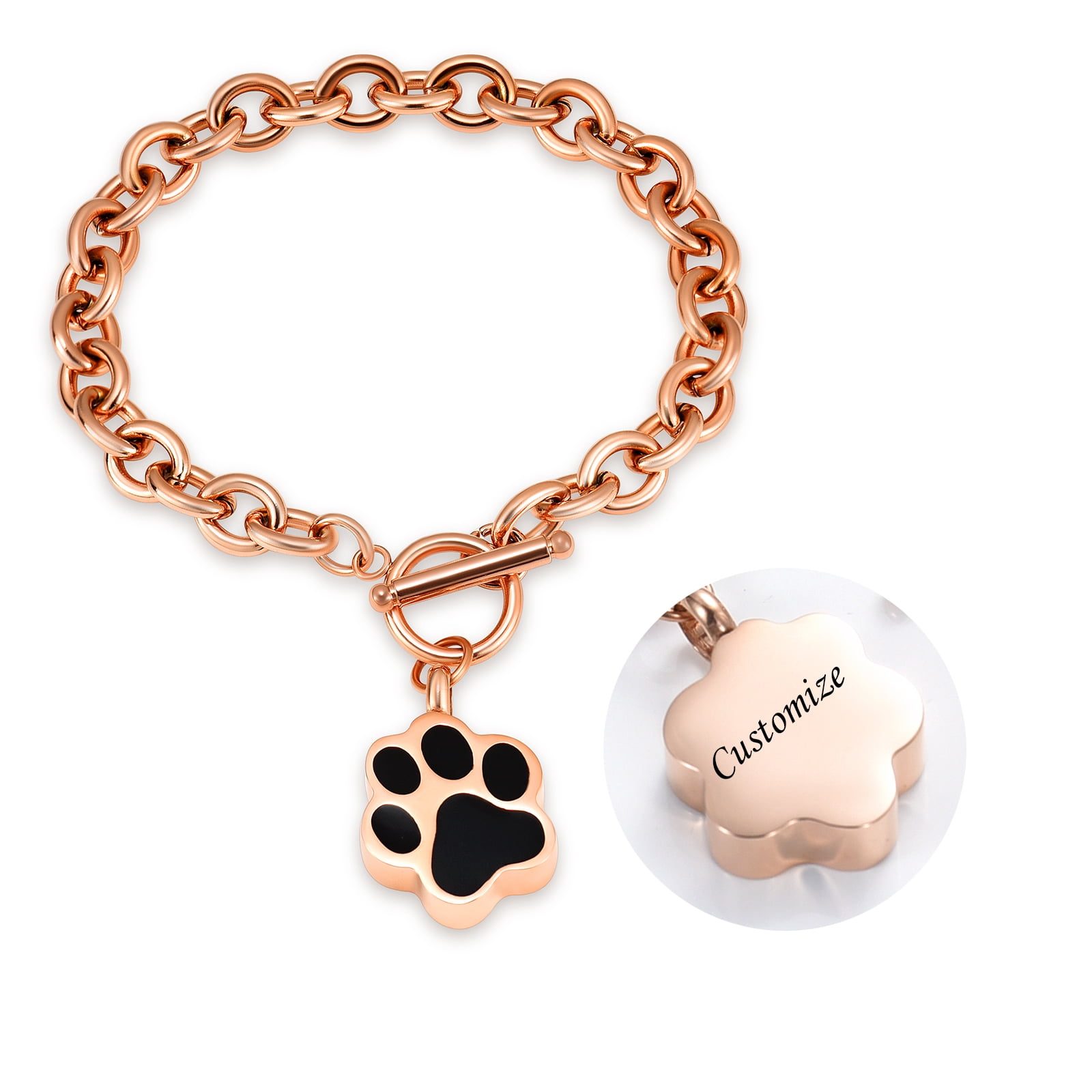 Hummingbird Cremation Urn Bracelet | Stainless Steel Memorial Bracelet For Ashes, Keepsake Pendant For Loved Ones Or Pets
