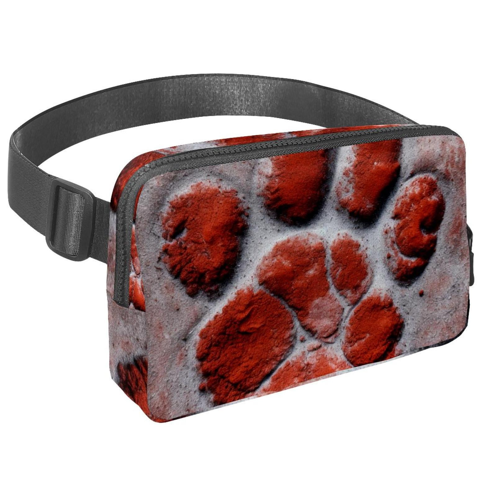 Paw prints Lightweight Adjustable Running Belt Bag Fanny Pack Waist Pack with Extension Strap Unisex