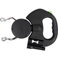 Paw's Trail Double Retractable Dog Leash For Two Dogs Up