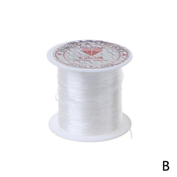 PawCasa 1 Roll Elastic Stretchy Beading Thread Cord Bracelet String Make For B89C