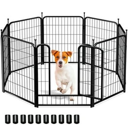 Panel Folding Metal Pet Playpen Dog Exercise Fence Cage 24