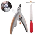 thumbnail image 1 of Dog Nail Clipper with LED Light for Dogs & Cats, Pet Nail Trimmer with Magnifying Glass, Nail Catcher, Stainless Steel Blade & Free Nail File, 1 of 9