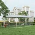 thumbnail image 1 of PawHut 19.7' x 7.5' x 7.5' Outdoor Dog Kennel W/ Waterproof Roof, 1 of 10