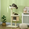 thumbnail image 1 of PawHut 3-Level Cat Tree with Sisal Scratching Posts for Playing, 1 of 9