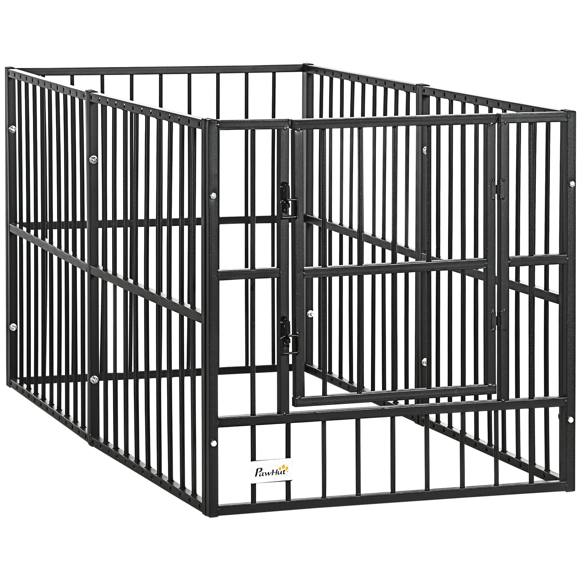 PawHut 33" 60" x 31.5" Indoor & Outdoor Dog Playpen for Small