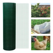 PawHut 98 L x 35.5" H Hardware Cloth, 1/2 x 1 Inch Wire Mesh Fence Netting Roll for Aviary, Chicken Coop, Rabbit Hutch, Animal, Garden Protection