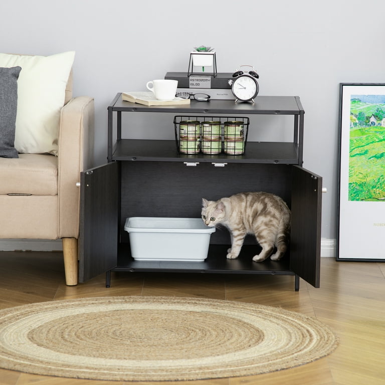 Cat litter box night stand 2025