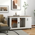 thumbnail image 1 of PawHut Dog Crate Furniture, Side or End Table w/ Door for Medium Large Dogs, 1 of 9