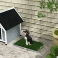 thumbnail image 1 of PawHut Dog Grass Pad with Tray for Potty Training Dogs, 26" x 16", 2 Pads, 1 of 9