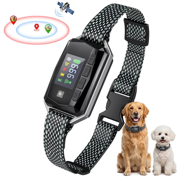 PawHut Dog Shock Collar, 3278Ft Dog Training Collar with Remote Control for Small Medium Large Breeds, Rechargeable IP67 Waterproof, 3 Training Modes, Beep, Vibration, Safe Shock