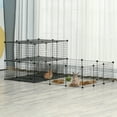 thumbnail image 1 of PawHut Pet Playpen Small Animal Cage 47 Panels for Rabbit, Guinea Pig, 1 of 9