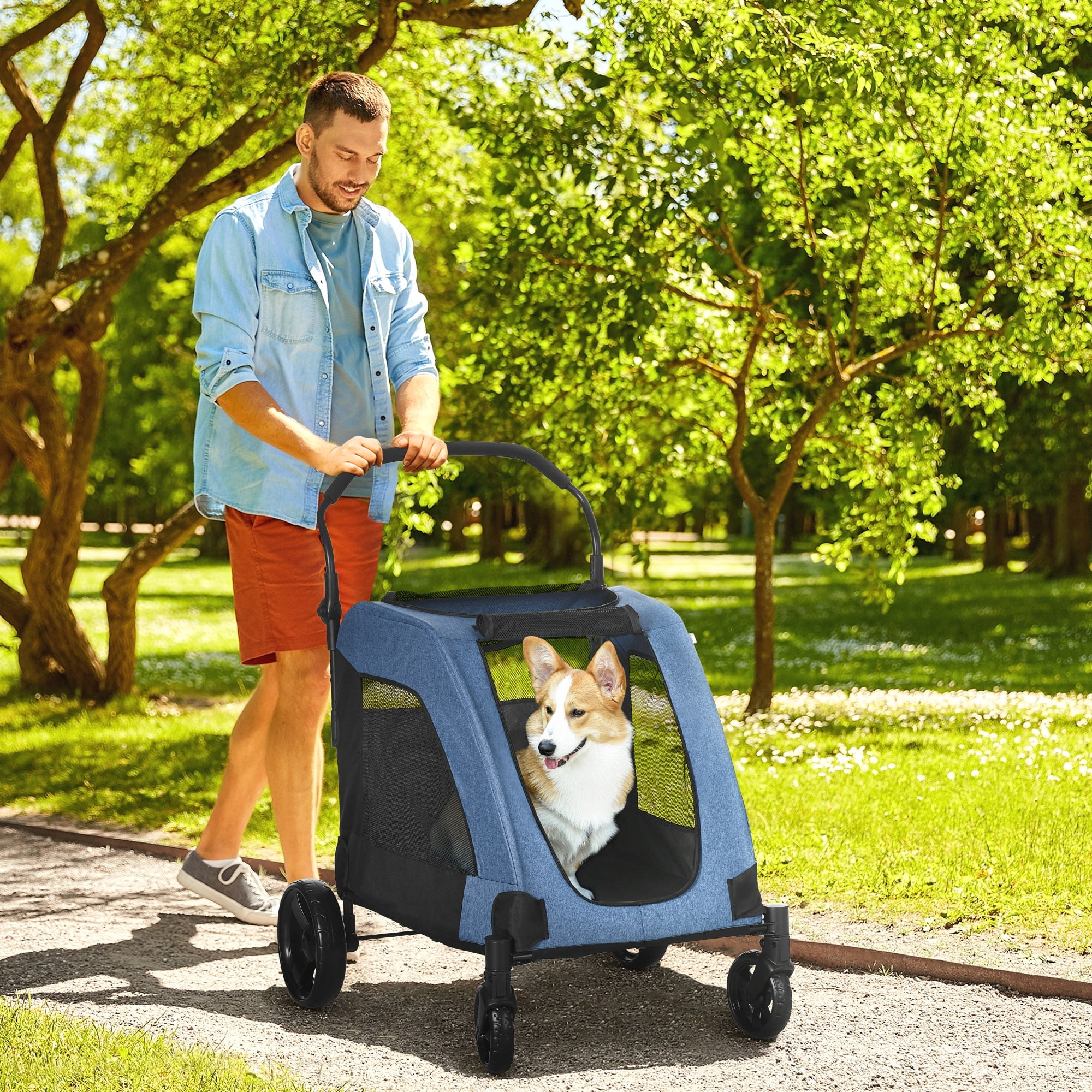 Pawhut dog stroller hot sale