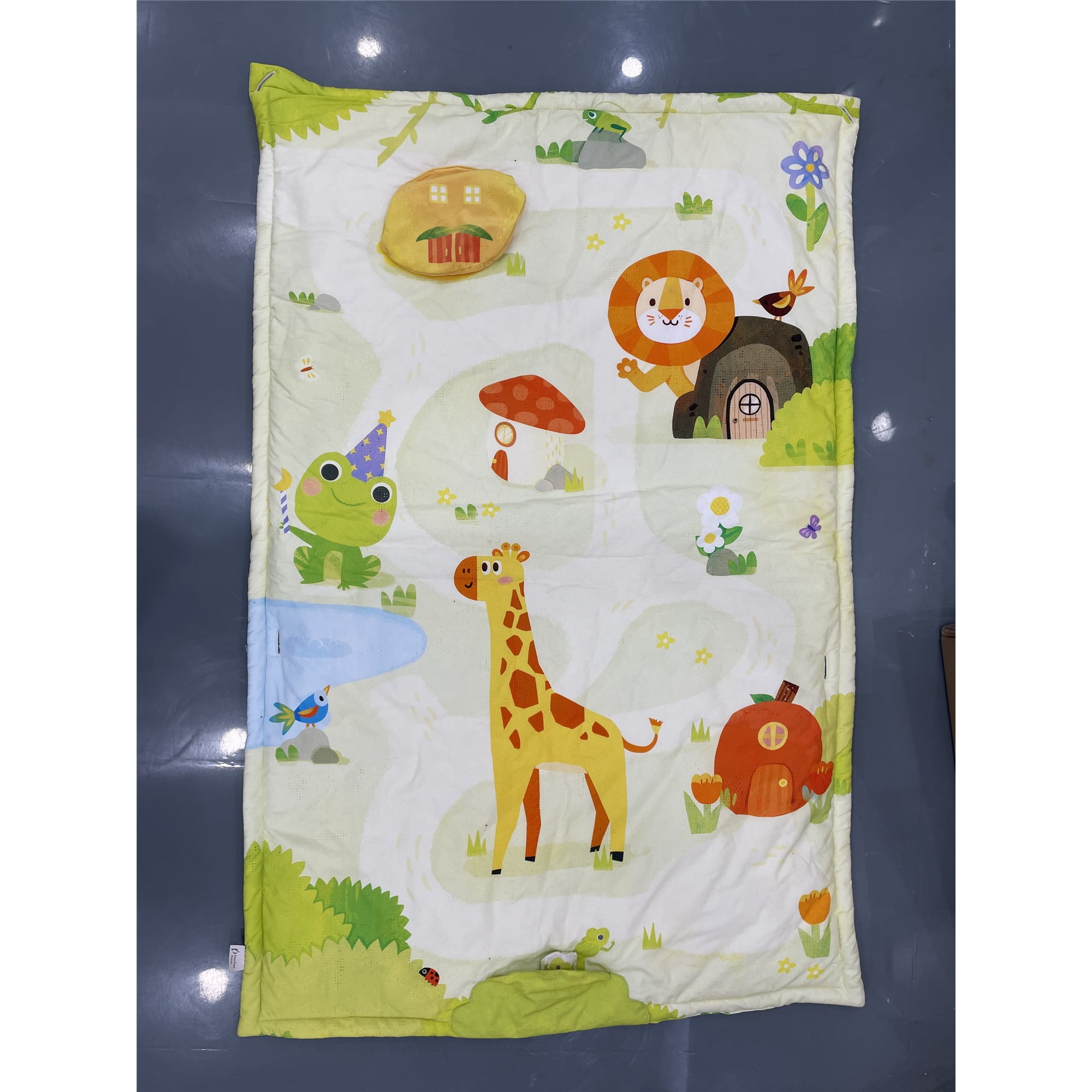 PawPawPatch Fabric Play Mat - Soft, Machine Washable,color