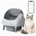 thumbnail image 1 of PawPetica Self Cleaning Cat Litter Box, Automatic Litter Box Self Cleaning, Open Top Large Litter Box for Multiple Cats, with Safety Protection, APP Control,Odor Removal, Waste Bags Included, Gray, 1 of 11