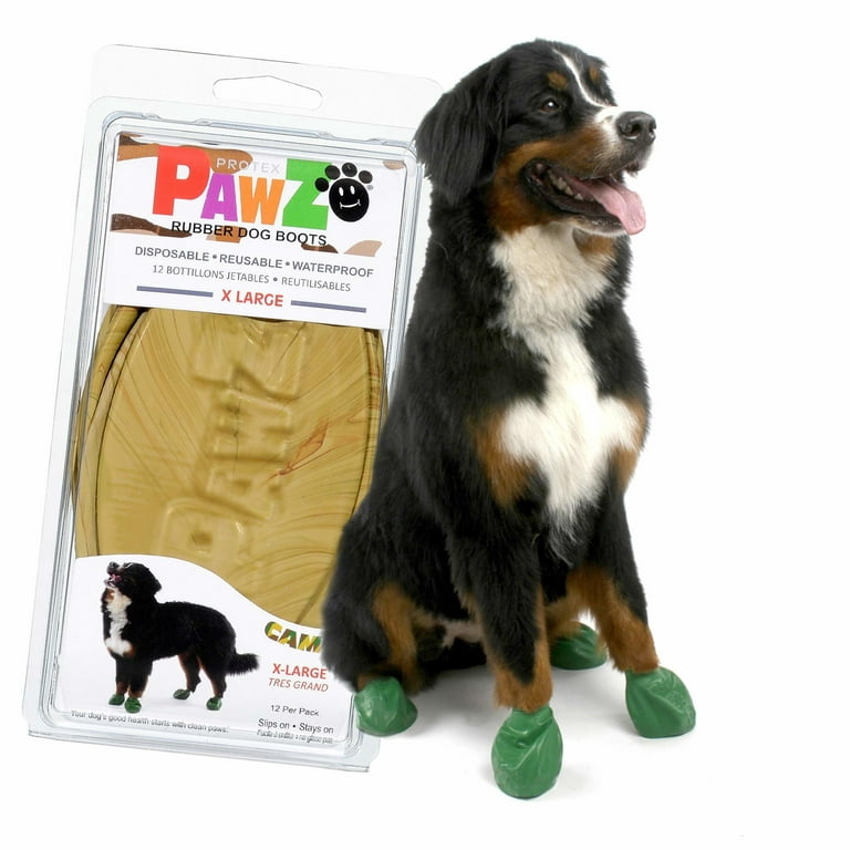 PawZ Dog Boots, Rubber Dog Booties, Waterproof Snow Boots for Dogs, Paw  Protection for Dogs