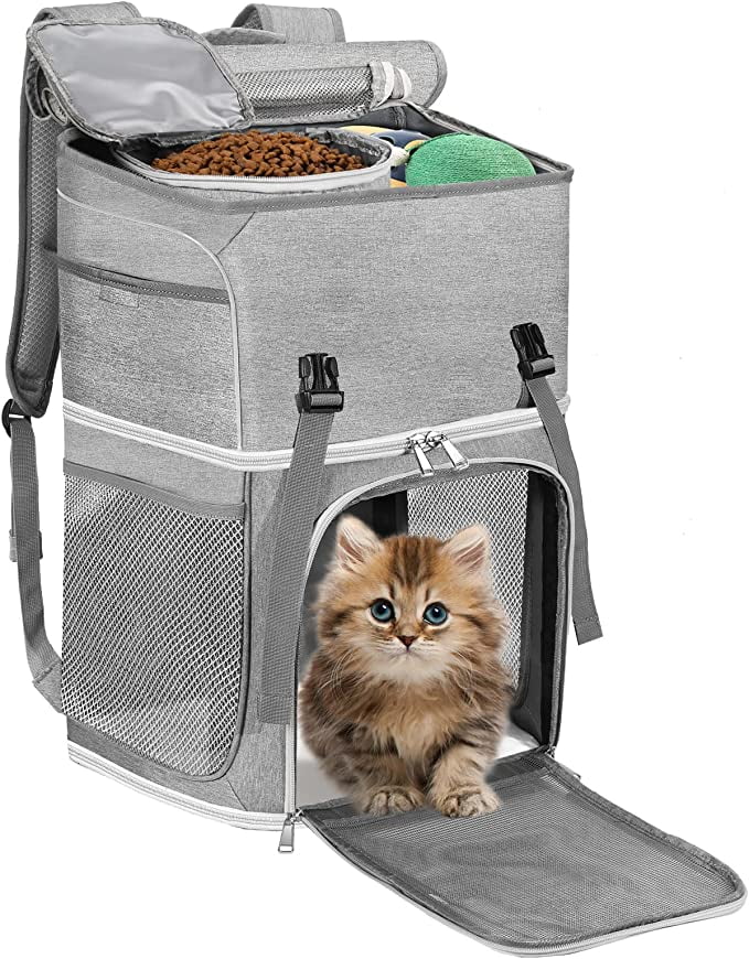 Pawaboo Large Pet Carrier Backpack, Cat Backpack or Small Dog Backpack