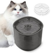 Pawaboo Pet Automatic Drinker, Filter USB 1.8L Large Capacity Cat Small and Medium Silent Filter With Circulating Activated Carbon Filter