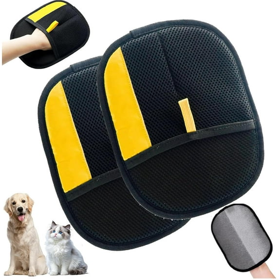 Pawbeam - Pet Fur Remover, Paw Beam Pet Fur Remover, 2026 Upgraded Double-Sided Reusable Electrostatic Pet Hair Remover, Pets Hair Removal Glove for Couch, Furniture, Carpet (2pc)