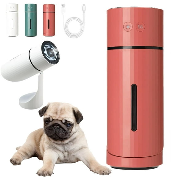 Pawbreath 2.0 Dog Humidifier, 100% Pet-Safe, Whisper-Quiet/90° Adjustable Mist, Moisturized Environment For Dogs,Home Solution For Cats, Dogs