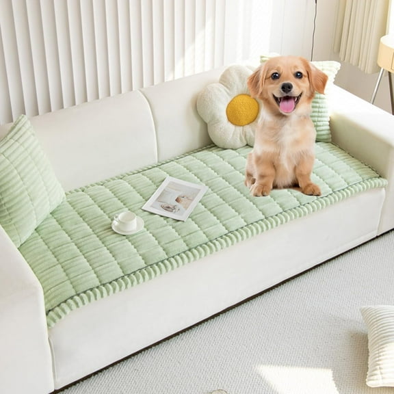Pawcart Couch Cover, Paw Lounge Plush Pet Couch Cover, Soft Comfort, Non-Slip, Washable Sofa Cover Pet Protectors, Pets Couch Covers for Sofa Non Slip for Dogs & Cats
