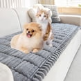 thumbnail image 1 of Pawcart Couch Cover, Pawlounge Plush Pet Couch Cover, Ultra-Soft Quilted Non-Slip Washable Sofa Protector, Waterproof Lining, Scratch Resistant, Ideal for Living Rooms & Recliners(Light Gray,23*82in), 1 of 8