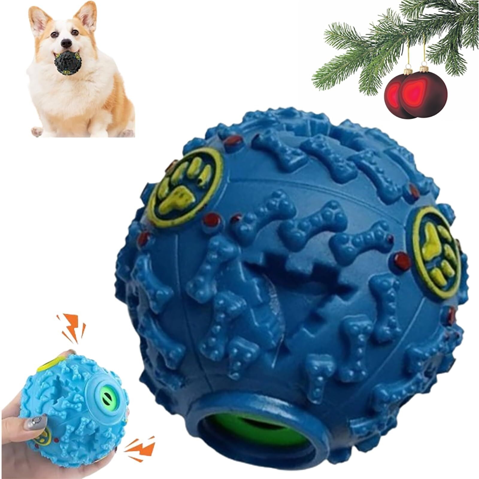Pawcia Giggle Ball, 2024 New Pawcia Giggle Sound Dog Ball Interactive
