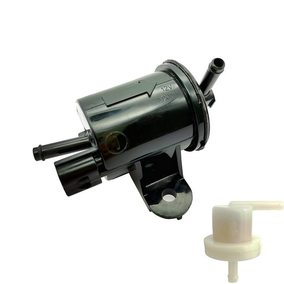 Pawee 12V Scooter Fuel Pump with Filter, Plastic Covered Copper, 0.35 oz