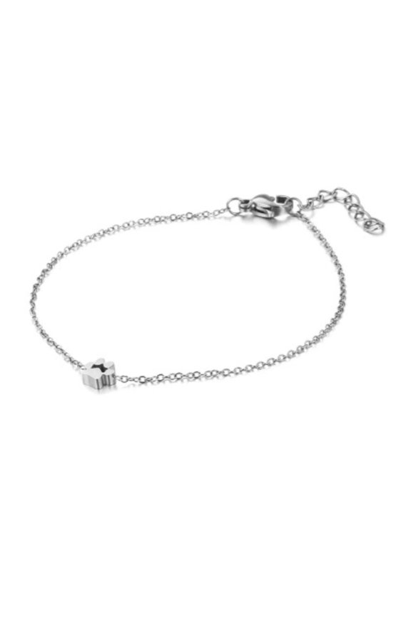 Pawfect Minimalist Mini Paw Charm Bracelet Adjustable