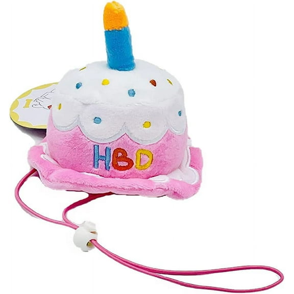 PawfectPals Plushy Squeaky, Happy Birthday, Cake, Party Celebration Toy
