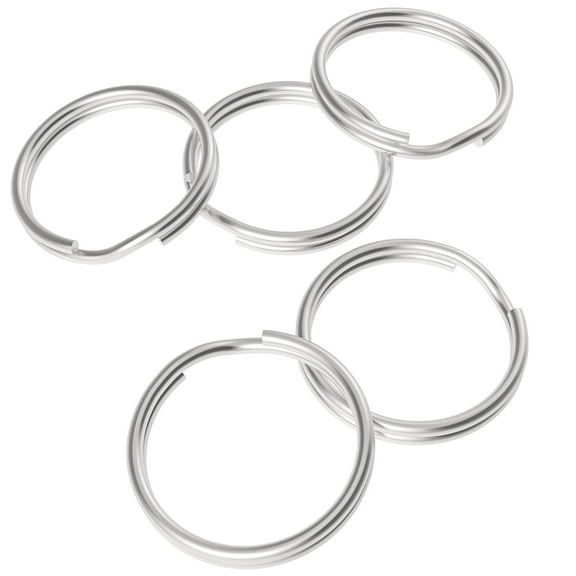 Pawfly 100 Pack 3/5 Inch Mini Split Jump Ring with Double Loops Small Metal Rings Connectors for Jewelry Necklaces Bracelets Earrings Crafts Ornaments and DIY Arts