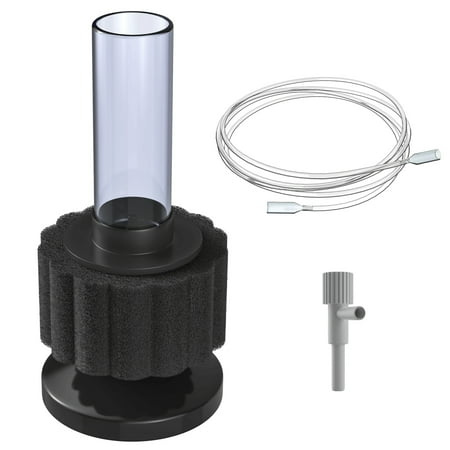 Pawfly Aquarium Bio Sponge Filter Quiet Fry Betta Shrimp Foam Filter Kit with Accessories for Fish Tank