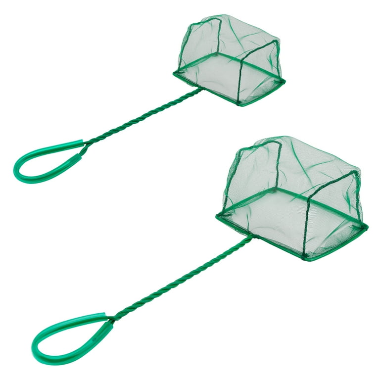 Pawfly Aquarium Fish Net Set Fish Catch Nets with Plastic Handle, 6-Inch and 4-Inch Pack Pawfly Aquarium Fish Net Set Fish Catch Nets with Plastic Handle, 6-Inch and 4-Inch Pack