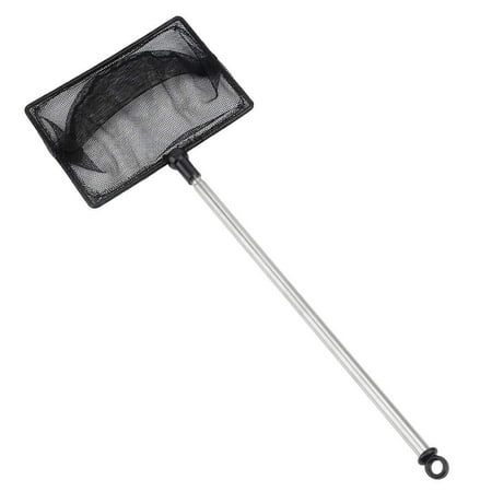 Pawfly Aquarium Fish Net with Extendable 9-24 Inch Long Handle for Betta Fish Tank 5 Inch