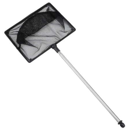 Pawfly Aquarium Fish Net with Extendable 9-24 Inch Long Handle for Betta Fish Tank 6 Inch