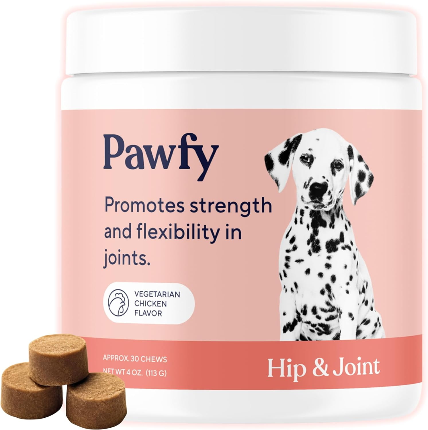 Pawfy Dog Chewable Arthritis Care Treat - Hip & Joint Soft Chews