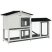 PawHut Rabbit Hutch Outdoor, 85